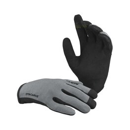 IXS Langfinger-Fahrradhandschuhe - KIDS CARVE - Grau/Schwarz