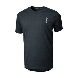 IXS Kurzarm Fahrrad-Shirt - FLOW 1.0 TECH TEE - Schwarz