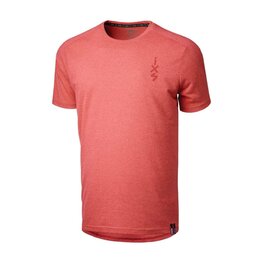 IXS Kurzarm Fahrrad-Shirt - KIDS FLOW 1.0 TECH TEE  - Rot