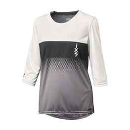 IXS Trikot mit 3/4 Ärmeln - CARVE 1.0 W - Weiß/Grau