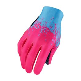 SUPACAZ Langfinger-Fahrradhandschuhe - SUPAG - Blau/Rosa