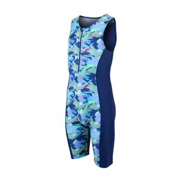 ZONE3 Fahrrad-Unteranzug - KID'S DIGITAL PRINT TRISUIT  - Blau