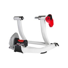 ELITE Fahrradtrainer - QUBO FLUID - Weiß/Rot/Schwarz