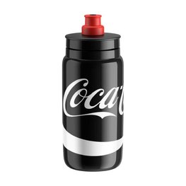 ELITE Fahrrad-Wasserflasche - FLY 550 COCA COLA - Schwarz