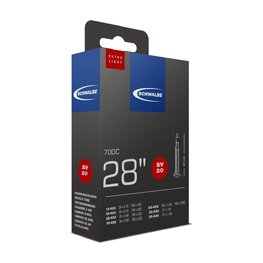 SCHWALBE Reifenschlauch - SV20 700x18/25C FV 40mm - Schwarz