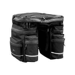 LONGUS Fahrradtasche - TRIPLE - Schwarz
