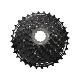 SHIMANO Fahrradkassette - CASSETTE HG200 8 12-32 - Schwarz