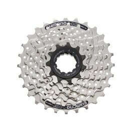 SHIMANO Fahrradkassette - CASSETTE HG41 7 11-28 - Silber/Schwarz