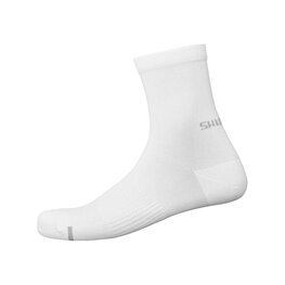 SHIMANO Klassische Fahrradsocken - PERFORMANCE MID - Weiß