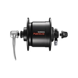 SHIMANO Vorderradnabe mit Dynamo - DHC3000 32 - Schwarz