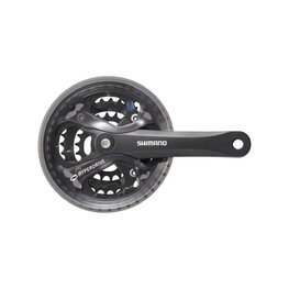 SHIMANO Kurbeln und Kettenblätter - ACERA 175mm 48/38/28 - Schwarz