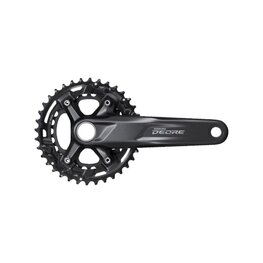 SHIMANO Kurbeln und Kettenblätter - DEORE M5100 175mm 36/26 - Schwarz