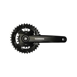 SHIMANO Kurbeln und Kettenblätter - ALTUS MT101 75mm 36/22 - Schwarz