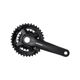 SHIMANO Kurbeln und Kettenblätter - ALTUS M210 175mm 36/22 - Schwarz