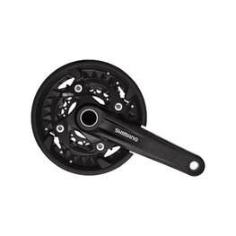 SHIMANO Kurbeln und Kettenblätter - SLX MT500 40-30-22 3x10 - Schwarz