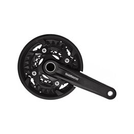 SHIMANO Kurbeln und Kettenblätter - MT500 175mm 40/30/22 - Schwarz