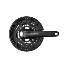 SHIMANO Kurbeln und Kettenblätter - ALIVIO T4060 175mm 44/32/22 - Schwarz