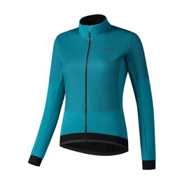 SHIMANO Winddichte Fahrradjacke - KAEDE WIND - Türkis