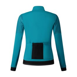 SHIMANO Winddichte Fahrradjacke - KAEDE WIND - Türkis