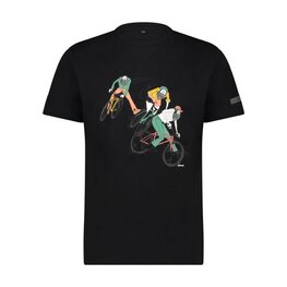 SHIMANO Kurzarm Fahrrad-Shirt - SENTIERO LTD - Schwarz