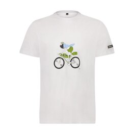 SHIMANO Kurzarm Fahrrad-Shirt - SENTIERO LTD - Weiß