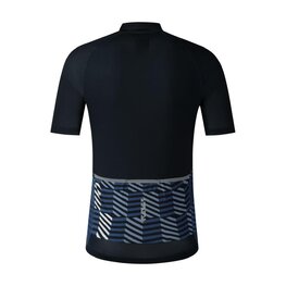SHIMANO Kurzarm Fahrradtrikot - AEROLITE - Blau