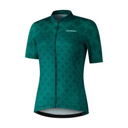 SHIMANO Kurzarm Fahrradtrikot - MIZUKI - Grün