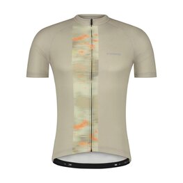 SHIMANO Kurzarm Fahrradtrikot - LOGO 2 - Beige