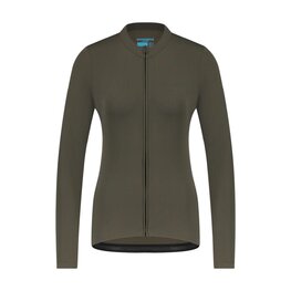 SHIMANO Langarm Fahrradtrikot für den Winter - KAEDE THERMAL LONG - Grau