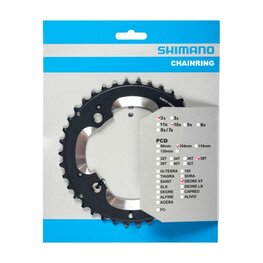 SHIMANO Kettenblatt - DEORE XT M785 38 - Schwarz