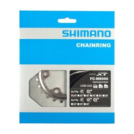 SHIMANO Kettenblatt - DEORE XT M8000 24 - Schwarz