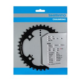 SHIMANO Kettenblatt - STEPS SM-CRE80 38 - Schwarz