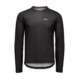 POC Langarm Fahrradtrikot für den Sommer - MOTION AIR L/S - Schwarz