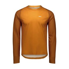POC Langarm Fahrradtrikot für den Sommer - MOTION AIR L/S - Braun