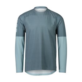 POC Langarm Fahrradtrikot für den Sommer - ESSENTIAL MTB - Blau