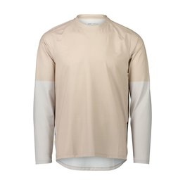 POC Langarm Fahrradtrikot für den Sommer - ESSENTIAL MTB - Beige
