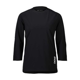 POC Kurzarm Fahrradtrikot - RESISTANCE 3/8 - Schwarz