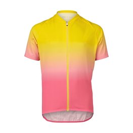 POC Kurzarm Fahrradtrikot - XC  - Gelb/Rosa