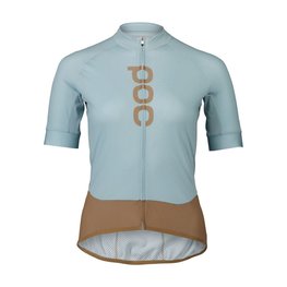 POC Kurzarm Fahrradtrikot - ESSENTIAL ROAD  - Blau/Braun