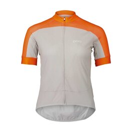 POC Kurzarm Fahrradtrikot - W'S ESSENTIAL ROAD - Grau/Orange