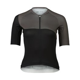 POC Kurzarm Fahrradtrikot - ESSENTIAL ROAD  - Schwarz/Grau