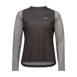 POC Langarm Fahrradtrikot für den Sommer - MOTION AIR L/S - Grau