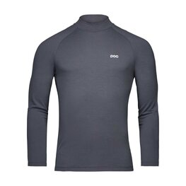 POC Langarm Fahrrad-Shirt - MOCK NECK JERSEY - Grau