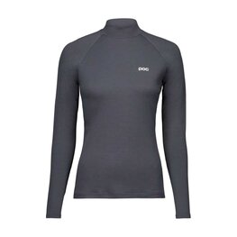 POC Langarm Fahrrad-Shirt - MOCK NECK JERSEY W - Grau