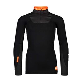 POC Langarm Fahrrad-Shirt - RESISTANCE LAYER  - Schwarz/Orange