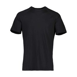 POC Kurzarm Fahrrad-Shirt - LIGHT MERINO - Schwarz