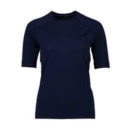 POC Kurzarm Fahrrad-Shirt - LIGHT MERINO - Blau