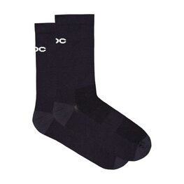 POC Klassische Fahrradsocken - CADENCE ROAD LONG SOCKS - Schwarz