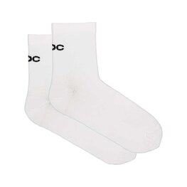 POC Knöchelhohe Fahrradsocken - CADENCE ROAD SHORT SOCKS - Weiß