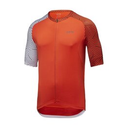 GORE Kurzarm Fahrradtrikot - C5 - Weiß/Orange